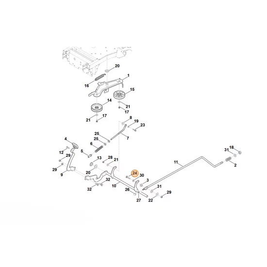 STIHL  Śruba sześciokątna M8x30 9008 318 1860